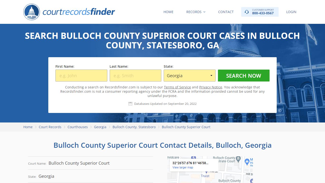 Bulloch County Superior Court Case Search - RecordsFinder